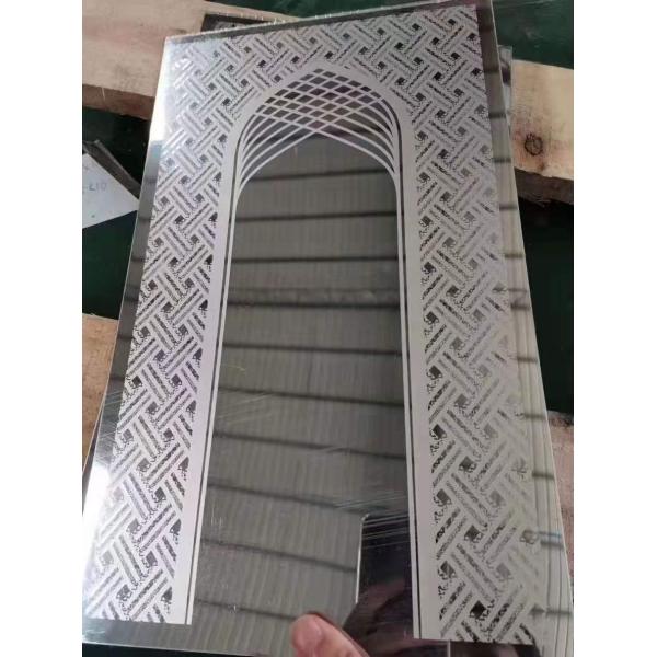 Interior Decorative Elevator Stainless Steel Sheet Etching Ceiling Door 304 201
