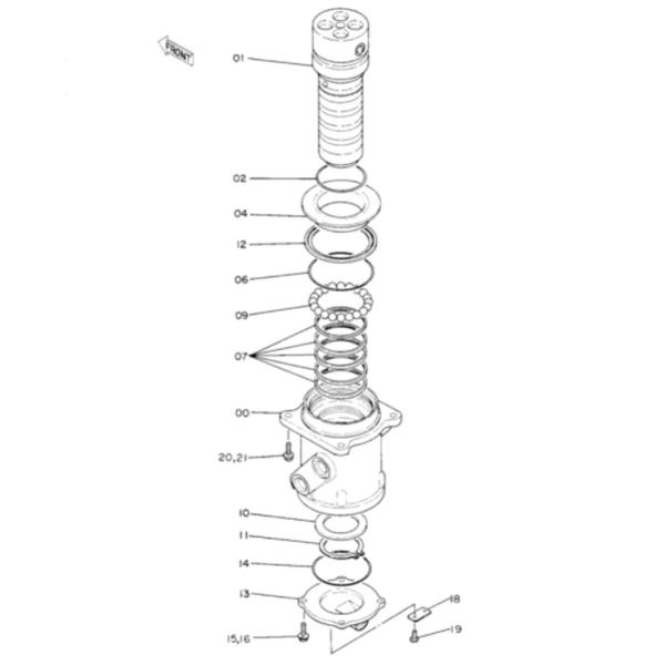 4176479 Excavator Seal Kit For Hitachi EX120-2 EX120-3 EX120-5