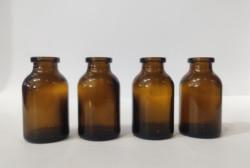 Frasco de reagente de vidro âmbar 10ml 30ml 100ml Frasco de vidro moldado para antibiótico