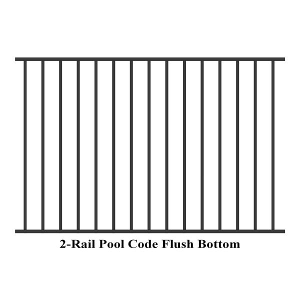 Aluminum alloy Garrison Security Fencing Panels