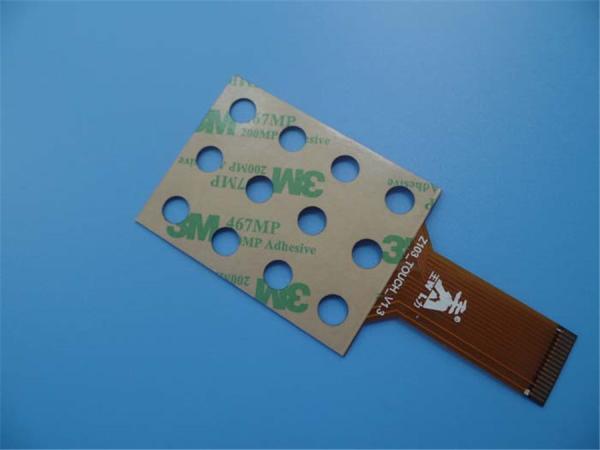 Flexible PCBs board prototype Single-sided flexible PCBs 0.15mm thick Circuit Board Assembly Polyimide PCBs for counter keypad