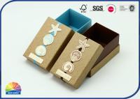 Cartão Ring Case Rigid Shoulder Box Matte Lamination Debossing