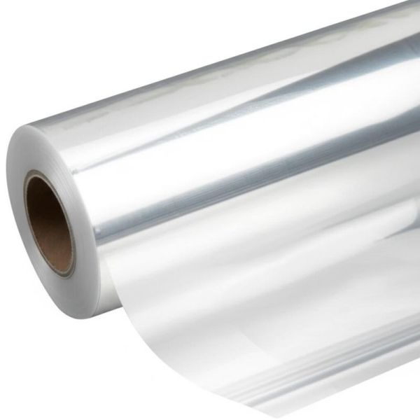 Película retráctil de PVC transparente, material de embalaje protector duradero, ideal para aplicaciones industriales y comerciales