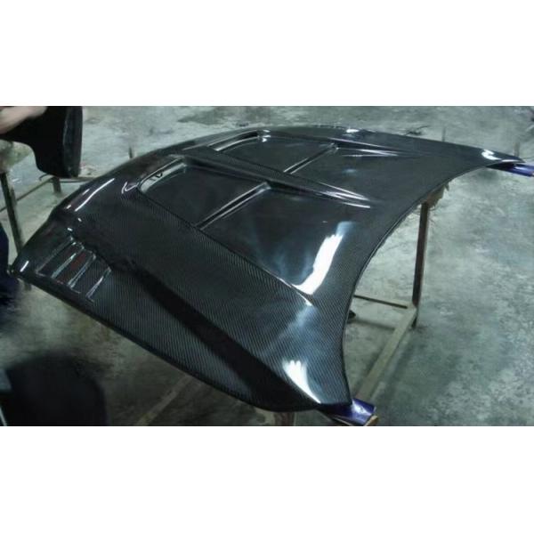 2003-2018 Mazda M6 Shark Edition Pure Carbon Fiber Hood Open Luxury Carbon Black