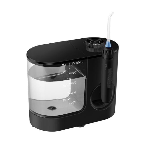 Waterpulse de pouco peso Irrigator oral, líquido de limpeza portátil dos dentes da picareta da água 1000ml