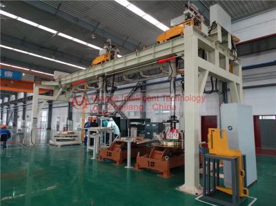 Copper Coil Automatic Palletizer Machine Multi - Roll Welding Connection