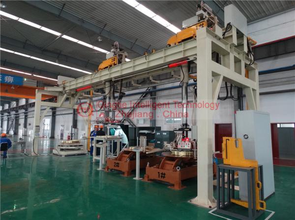 Copper Coil Automatic Palletizer Machine Multi - Roll Welding Connection