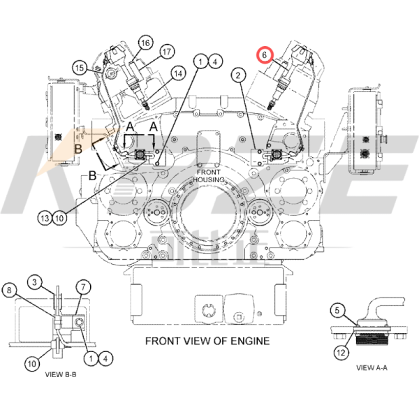KBZE 301-6663 3016663 CAT G3508 G3512 G3516 G3520 GAS ENGINE SPARK PLUG FITS CUM MINS 2866879 3607738 4090121 QSV81 QSV91