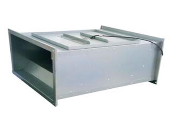 Fã retangular do canal do metal da economia do espaço com material de aço 250mm 125mm