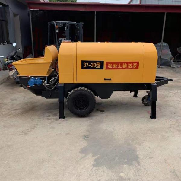 High Rise Building Concrete Grout Pump , 18 - 20M³ / H Stationary Concrete Pump