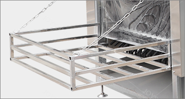 Galvanized Carbon Steel Frame Halal Poultry Slaughterhouse Equipment for Broiler Farm