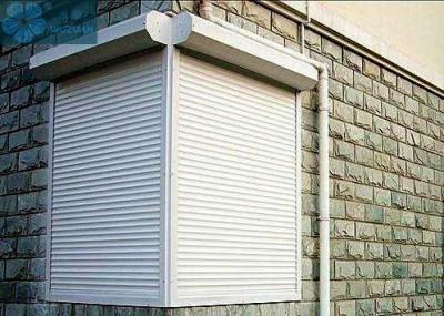 Obturadores exteriores da janela da trilha da veneziana 2mm do agregado familiar 45mm