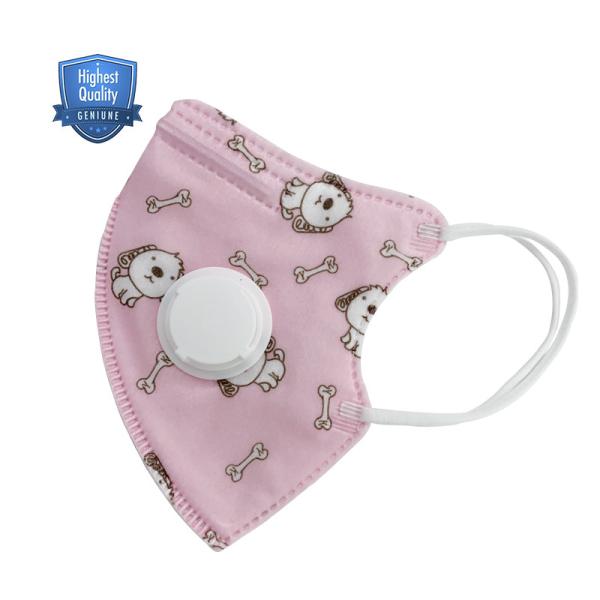 High BFE Dust Proof Kids Disposable Mask Medical Standard With Breath Valve