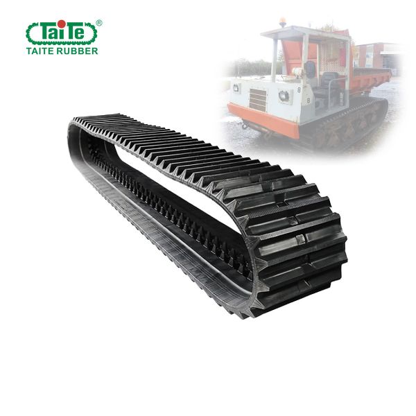 600x100x65 Size Dumper Rubber Tracks with High Tractive Force and Long Service Life for Hitachi CG35