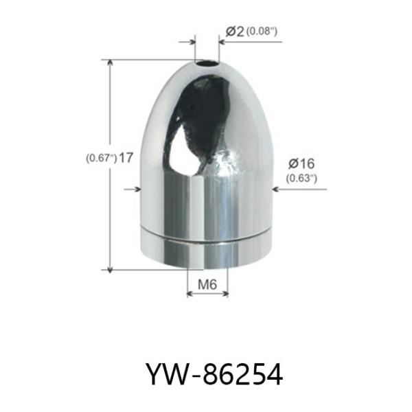 Chrome Plated Ceiling Cable Hanging System Side Groove M5 Female Thread YW86251