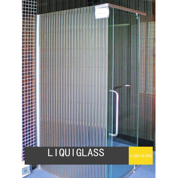 Decorative Printed Laminated Glass , 5mm Laminated Shower Glass