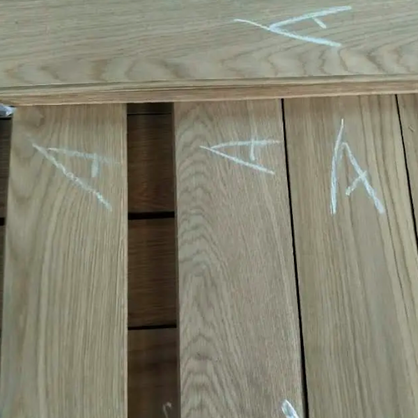 E1 E2 Деревянный напольный фанера Короновая резьба Белый дуб Природный для декорации