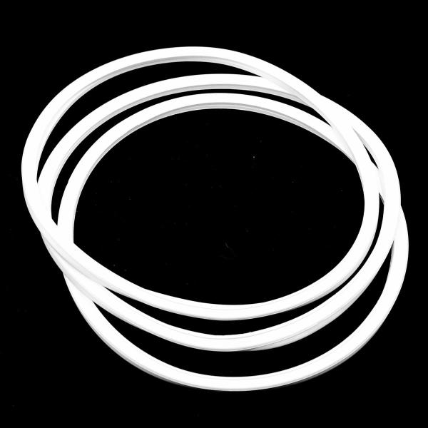 OEM White Small Rubber O Rings IATF16949 Medical Rubber Molding