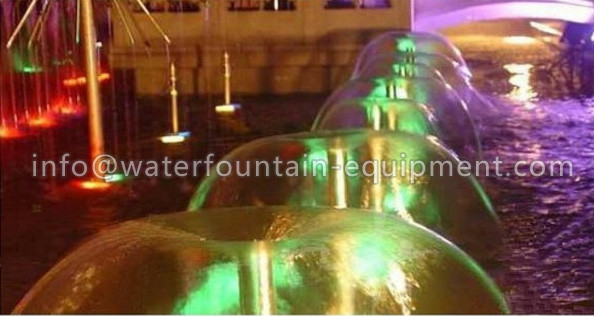 340mm length stainless steel mushroom fountain nozzle / semi-spherical nozzle