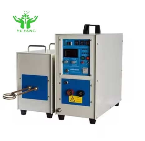 New 25kw Induction Heating Machine 30~100khz Frequency High Frequency Silicone Rubber Induction Heater with 12V Motor