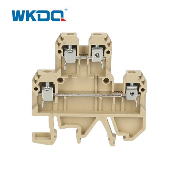 JDK 4Q/35 Electrical Wire Terminal Blocks 4 Mm² Cross Section Light Weight