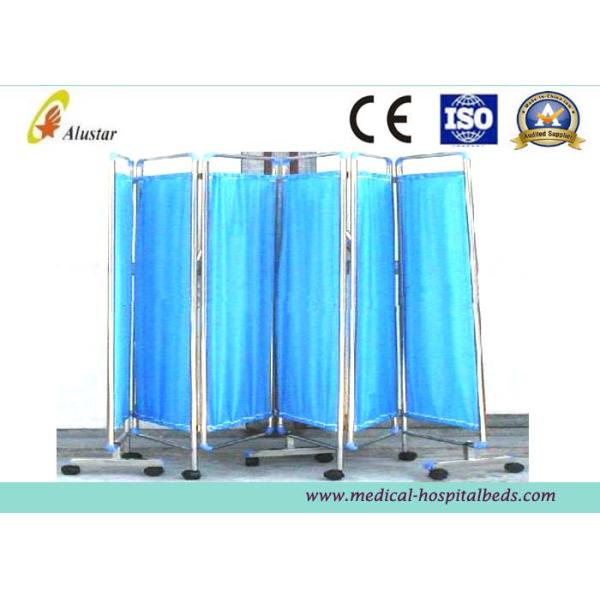 6 Foldable Stainless Steel Hospital Privacy Screens, Medical Ward Screen (ALS-WS15)