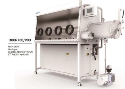Laboratório Atmosfera de vácuo Caixa de luvas 50 / 60Hz Com sistema de oxigénio de água