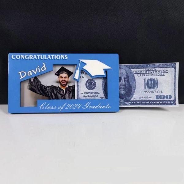 3 Layers 9mm Sublimation Graduation Photo Frame Blank MDF Graduation Money Card