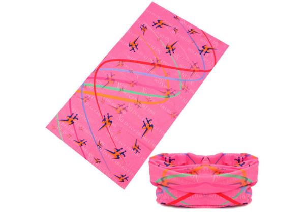 Colorful Lines UV  Headwear 25 * 50 CM For Running / Climbing / Fishing