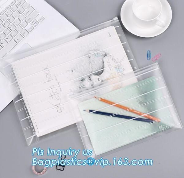 cloth bag boutique packaging slide zip lock plastic bag with slider, Slide Zip Lock Plastic Bag, CLEAR PVC HEATSEALED BA