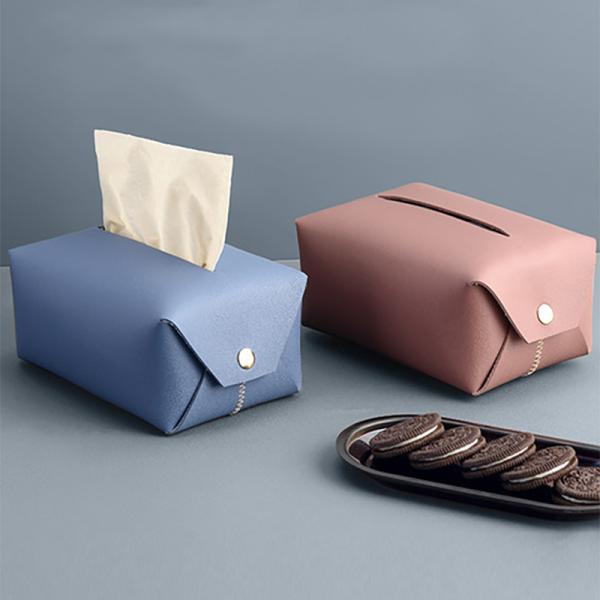 PU Leather Sun Visor Napkin Holder CNAS 8.86x4.33x0.79 Inches