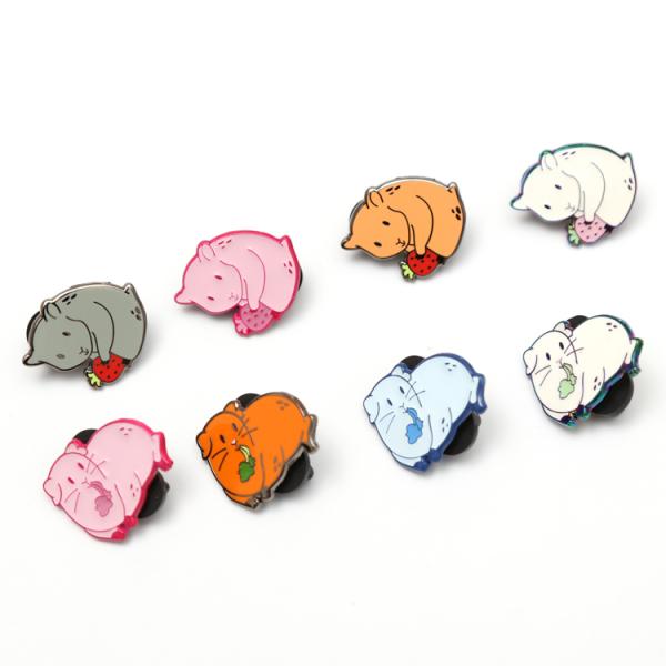 Cute Movie Character Cartoon Lapel Pin , Enamel Lapel Hard Anime Pin Badge