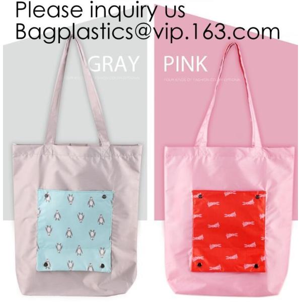 Pink Color Nylon Waterproof Handbag Large Capacity Carry-on Bag Durable Multifunction Bag Portable Women Bag