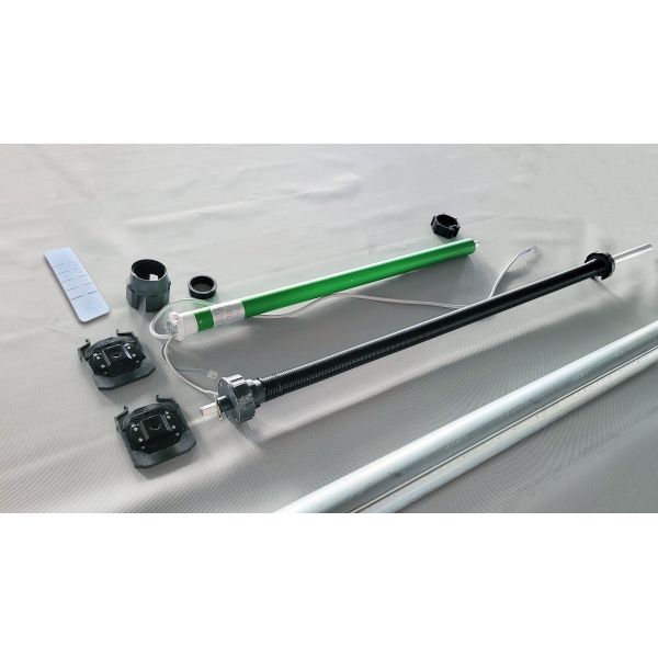 Hot Sales Motorized Spring Windproof Zip Blinds for Patio & Balcony Manual Auxiliary Lifting Roller Blind