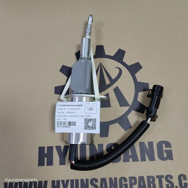 Válvula solenoide de bomba de combustível de 24 V 3939019 para R320LC-7