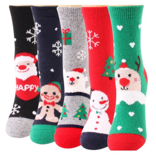 Comfy Colorful Novelty Fashion Stylish Christmas Socks Bulk Order Christmas Gift Funny Socks