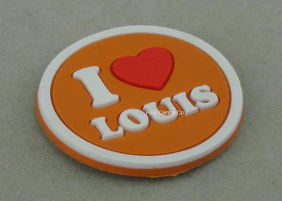 Multi Color Customized Plastic Coaster , Soft PVC Promotional Luggage Tag