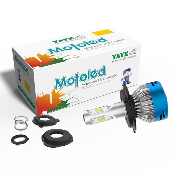 M3Max Moto Headlight Bulb 12V 50W H6 Headlamp IP67 Ba20D Motorcycle Led Light