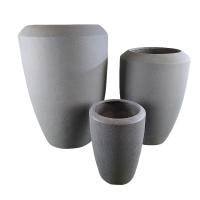 Planteurs de fleurs pots Argile renforcée Planteur avec 7-8 ans Durée de vie intérieure Design durable et élégant
