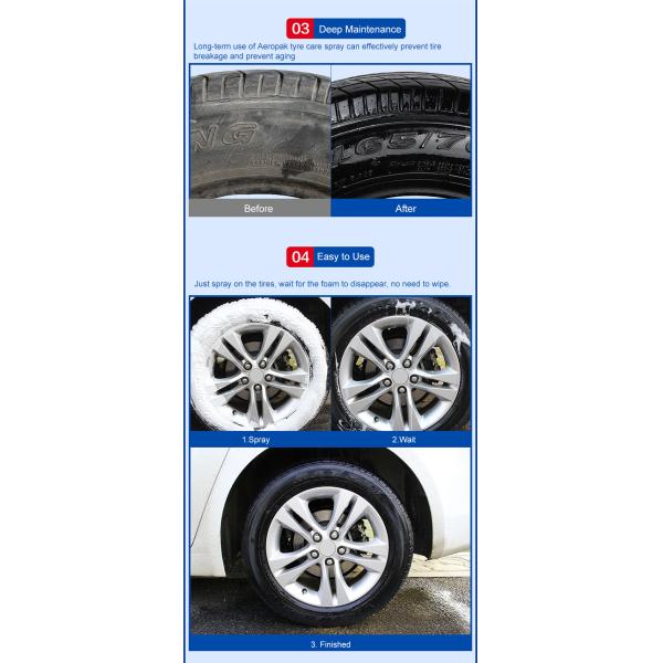Уборщик пены цели продуктов заботы автомобиля OEM 750ml Multi для блеска автошины