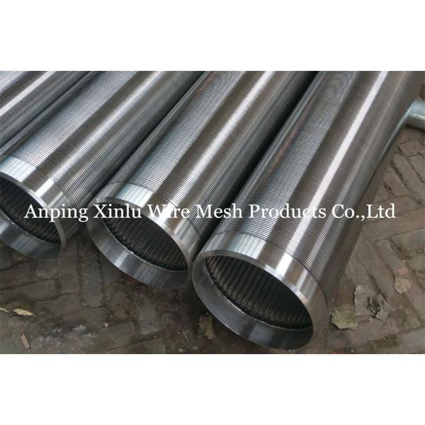 Continuous Slot Stainnless Steel 304 Johnson Wedge Wire Screen Tubes 8“ X 10ft