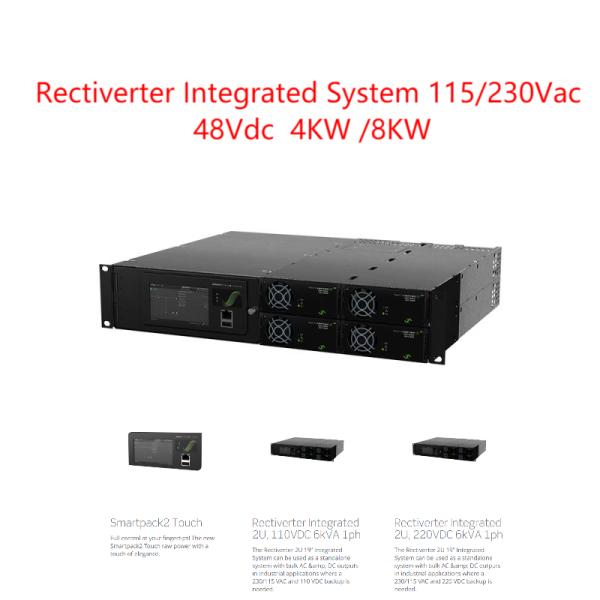 отдельная линия интегрированной системы 2u 6kva Rectiverter Eltek на 220vdc 241123,102 241123,100
