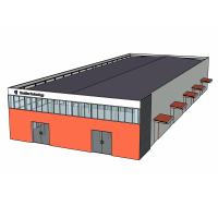 L'entrepôt ASTM de magasin a préfabriqué le métal commercial de bâtiments modulaires