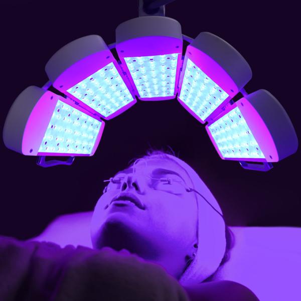 Голубая машина обработки угорь терапией света СИД для подмолаживания кожи