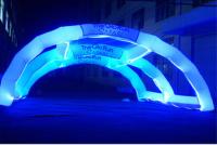 Produits gonflables décoratifs de la publicité, voûte gonflable légère d'arc-en-ciel de LED