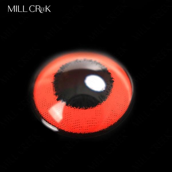 Fashion Monthly Colored Contacts Lens Doll Pink Red Brown Zero Power 14.5mm