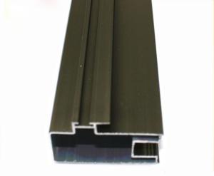 Champagne Extruded Aluminum , Electronics Enclosure For Decorative Window Frame
