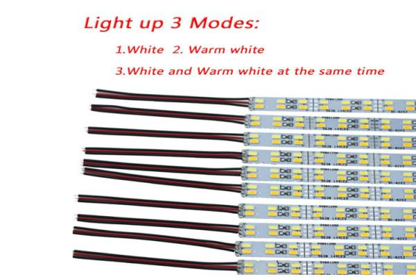 50cm 5630 Rigid Led Hard Strip Bar Double Row 72led White And Warm White Dc12v
