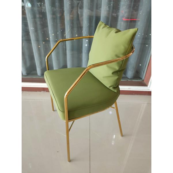 No Deformation 73cm 52cm Faux Leather Dining Chairs