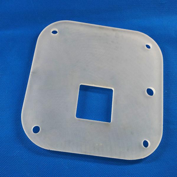 Flange de alta temperatura do tubo de quartzo da resistência para a indústria qu